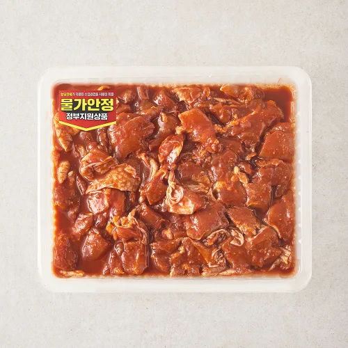 하이랜드푸드 물가안정 양념 춘천식 닭갈비, 1개, 1kg