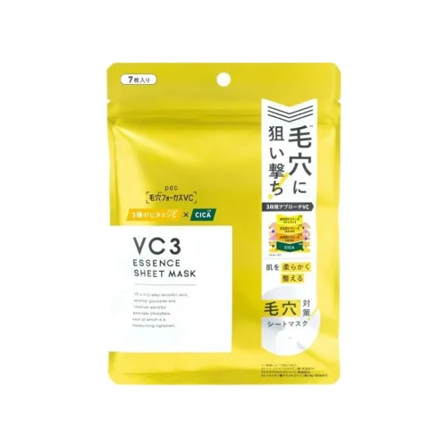 일본 PDC 모공 포커스 VC3 시트 마스크 7매입