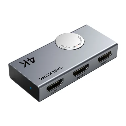 케이블타임 4K 60Hz 양방향 HDMI V2.0 스위치 선택기, 1개, CP33G