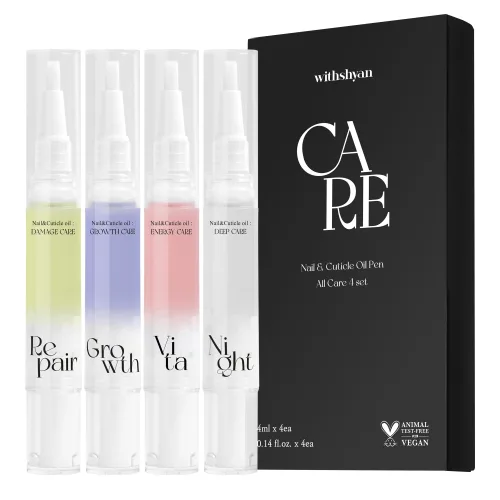 위드샨 네일 큐티클 오일펜 올케어 4ml x 4종 세트, 1세트, 단품