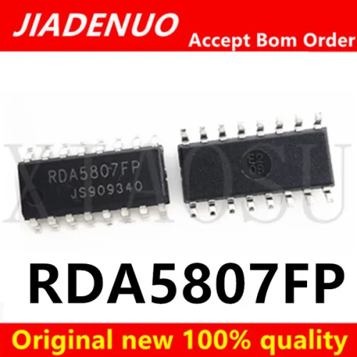 10개100% 새 RDA5807FP RDA5807 sop-16 칩셋