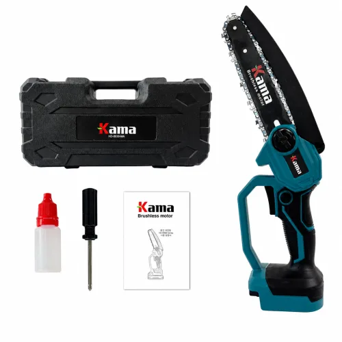 카마 KAMA 충전톱 160MM 충전 체인 톱 HD-0930-MA 21V 베어툴 마끼다 호환(충전기,베터리 별매), 1개, 본품(베어툴) + 추가배터리2개+충전기1개