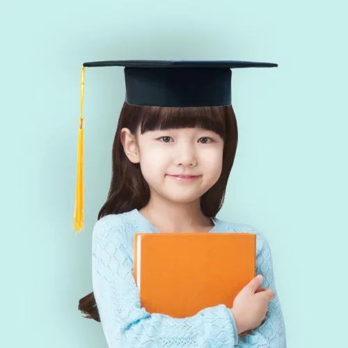 더조은키즈 스마트 학사모 졸업모자 졸업식 행사 소품, [색상]본상품, 1개