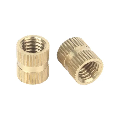 국산 황동 인서트 너트 관통형 M3 M4 M5 100개 할인가 구리 사출 널링, 100개, 6mm, M3