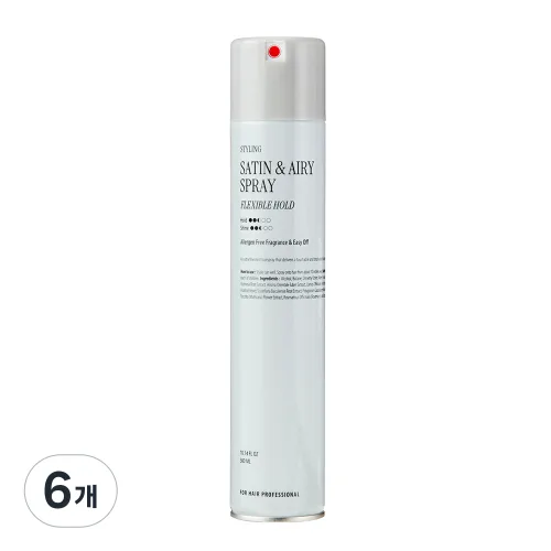 커리쉴 새틴 앤 에어리 스프레이, 300ml, 6개