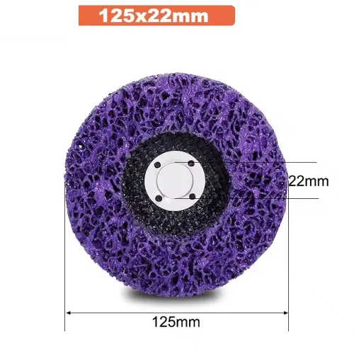 1-15Pcs 100/115/125mm 앵글 그라인더 용 산호 디스크 폴리 스트립 금속 목공 녹 제거 청소 연마