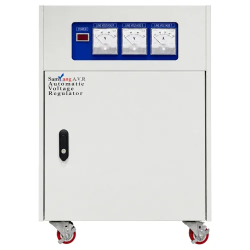 한일 AVR 자동전압조정기 20KVA 삼상 복권 노이즈필터 내장형 380V-380V 삼양에이브이알, 1개