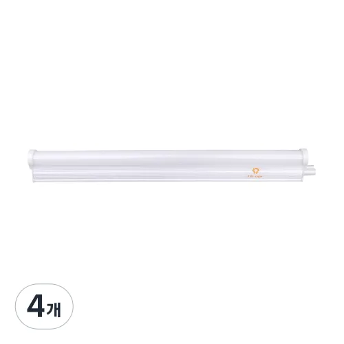 원하 더쎈 LED T5 간접조명 천장등 5W 300mm, 전구색, 4개
