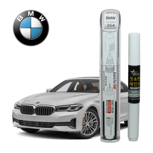 BMW 붓펜 페인트 자동차 도색용 354 티타늄실버메탈릭, 1개, 티타늄실버메탈릭