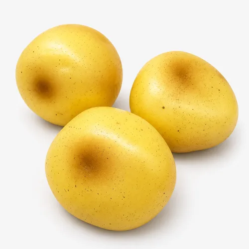 말랑 쫀득 감자빵 말랑이 스퀴시 슬랑이 슬라임 스트레스볼, 옐로우, 60g, 1개