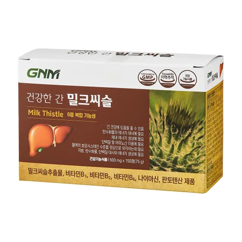 GNM 건강한 간 밀크씨슬, 150정, 1개