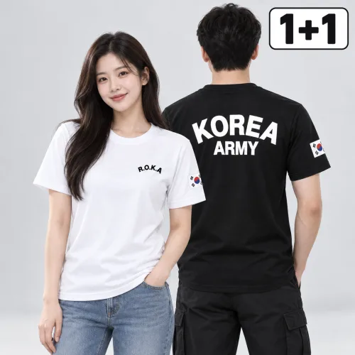 탑온 남녀공용 로카티 ROKA 반팔 티셔츠 2장