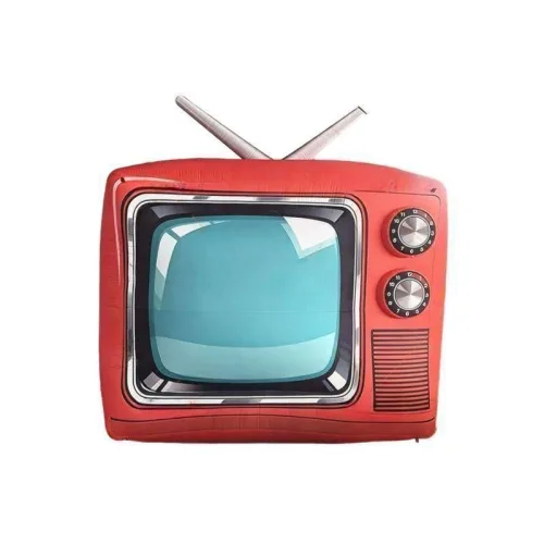 텔레비젼 공기조형물 TV 에어풍선 빈티지 레트로 장식품 소품 포토존, 1개, 3m 송풍기 포함