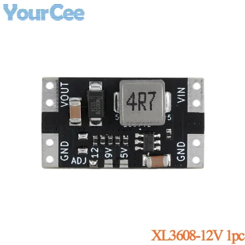 10pcs/1pc 2A 미니 부스트 보드 XL3608 2A 5V 9V 12V DC-DC 스위치 스텝 업 전원 모듈 PWM/PFM 2.5V-11.5V