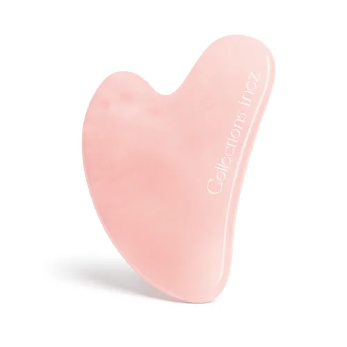 이네즈 로즈쿼츠 괄사 하트 얼굴 승모근 두피 림프 마사지 (알콜스왑 증정), 1개, 단일색상