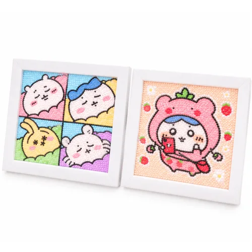웨일릿 키치 보석십자수 DIY 2종 SET 15*15 비즈공예 캐릭터, 1세트, 3.인생네컷