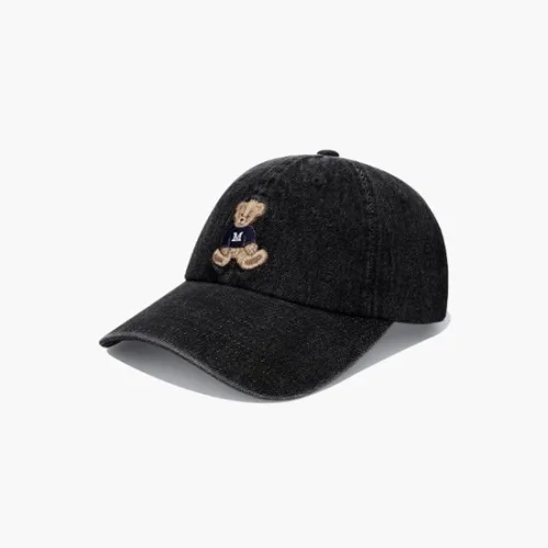 마리떼프랑소와모자 NQJ MFG45FHG202WBK DOODLE BEAR CAP washed black