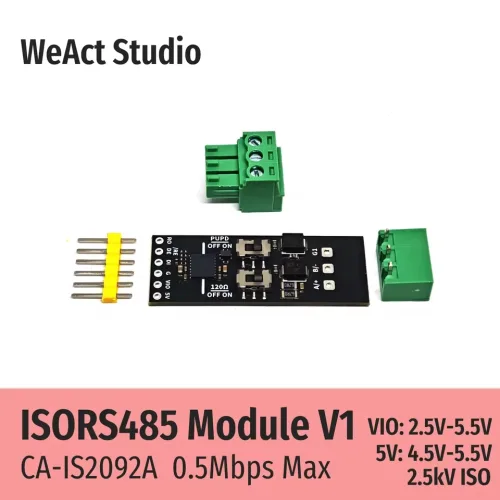 WeAct ISORS485 절연 RS485 모듈 CA-IS2092A UART 변환, 5개