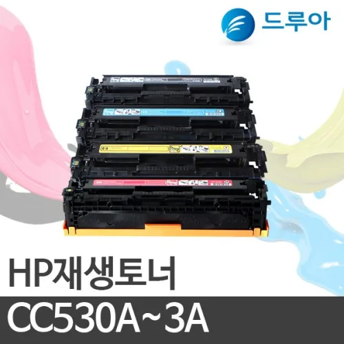 HP CC530A CM2320 CP2025 dn MFP X NF, CP2025 빨강, 완제품 1개, 1개