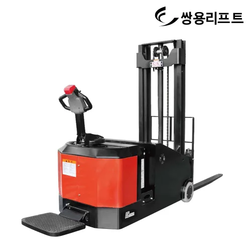 쌍용리프트 전동 포크리프트 스태커 운반 하역 소형 지게차 카운터밸런스 ES12-12CS, 1개