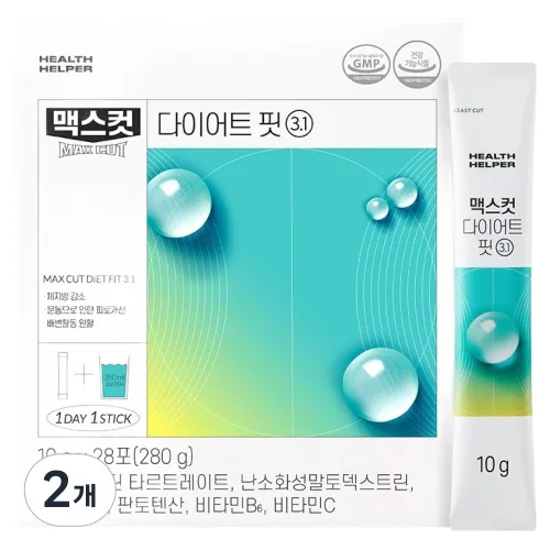 헬스헬퍼 L 카르니틴 맥스컷 다이어트 핏 3.1 28p, 280g, 2개