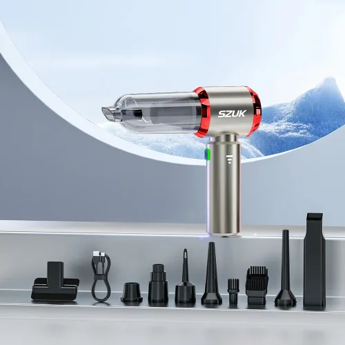 SZUK 985000Pa 자동차 진공 청소기 휴대용 핸드헬드 강력한 흡입력 청소 기계 미니 무선 핸드 청소기, 흡입