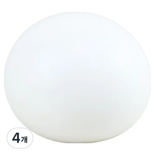 토이토 야광 우유빵 말랑이 모찌 주물럭 195g, 화이트, 4개