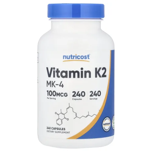 뉴트리코스트 비타민K-2 MK-4 100mcg 240 캡슐, 1개, 240정