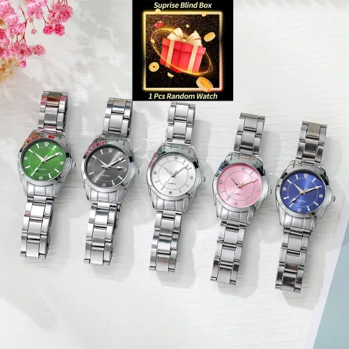 1PC 서프라이즈 미스터리 시계 블라인드 박스-패션 여성 캐주얼 석영 손목 Reloj Mujer(상자 제외)