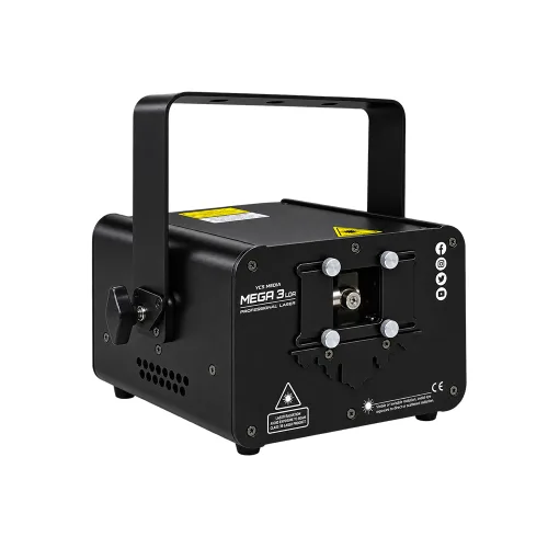 MEGA-3RGB 애니메이션 풀칼라 3W 레이져 특수조명 클럽 나이트 무대조명, 1개