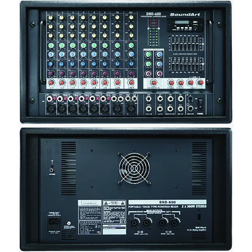한송전자 SOUNDART 파워드믹서 앰프 DND-600 1200 10체널 대형행사장 - STM, DND-1200 (1200와트)
