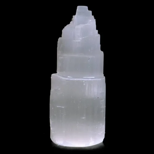 [GOLD STONE] selenite 셀레나이트 타워 M사이즈 원석 포인트 모로코산 천연석