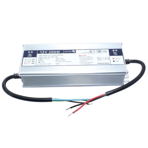 SMPS LED안정기 DC 12V, 1개, 방수 SMPS 200W