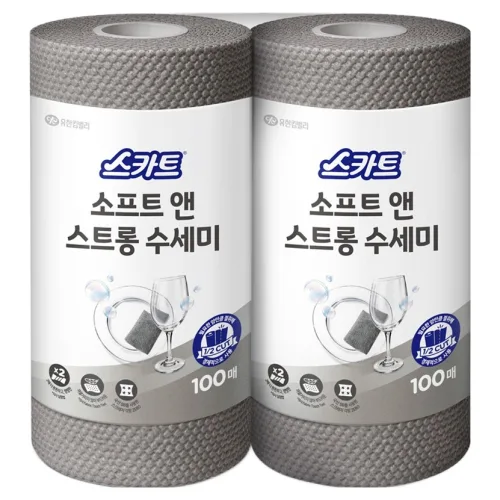 스카트 소프트 앤 스트롱 수세미