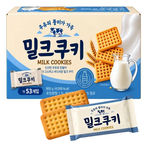 밀크쿠키, 1개, 800g