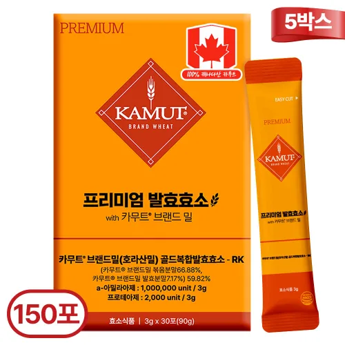 카무트 프리미엄 카무트 효소 캐나다 정품 30p, 5개, 90g