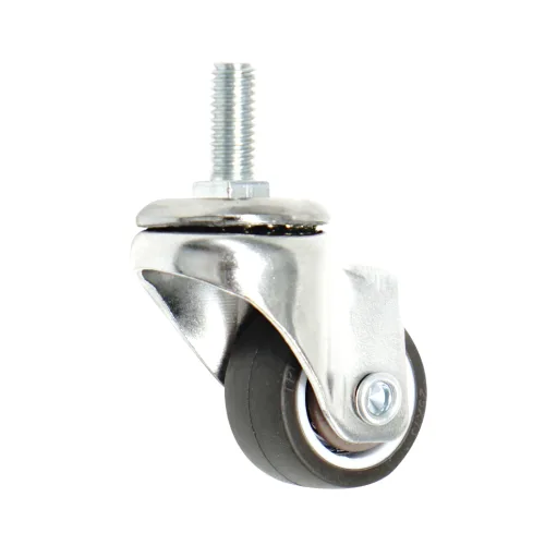 가구용 무소음 캐스터 바퀴 2.5cm(1인치) 브라운 TPE, 1개