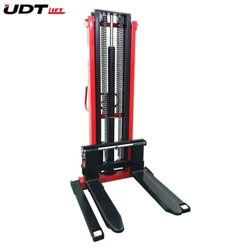 UDT 유압식 수동리프트 지지대 확장형 포크리프트 운반기 1500kg FSM-1520W, 1개