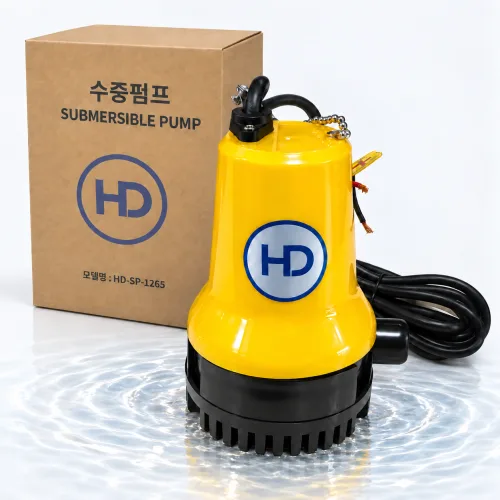 수중펌프 DC 12V 소형 배수 워터 펌프 배터리용 HD-SP-1265, 1개