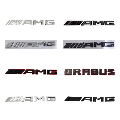 [MS-TECH] 벤츠 호환 AMG BRABUS 브라브스 레터링 엠블럼, 구형-AMG(크롬), .