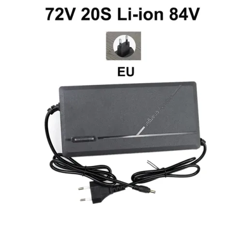 36V 48V 72V 배터리 충전기 2A 리튬 팩 54.6V 지능형 고속 110-240V EU 플러그