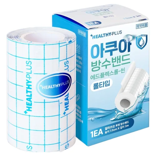 헬씨플러스 아쿠아 롤타입 잘라쓰는 투명 방수 밴드, 1개, 1개입