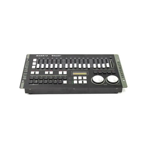 MAX512 32CH 30 Fixtures DMX512 조명 컨트롤러, 1개, 블랙, MAX512