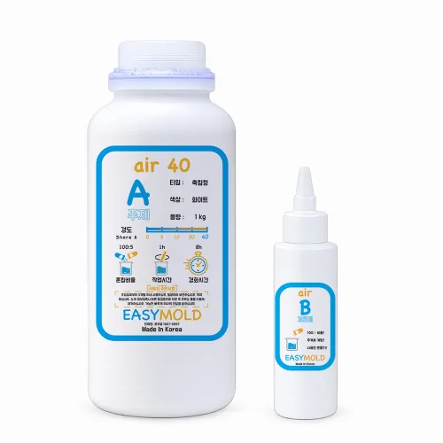 [국내생산]이지몰드 몰드용 액상실리콘 air 시리즈 1kg, 1개
