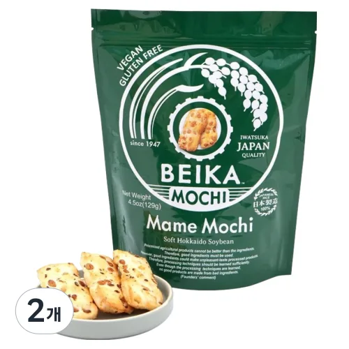 베이카모치 이와츠카세이카 베이카 모치 마메모치, 129g, 2개