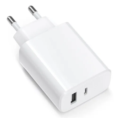 2- port PD multi high PPS speed charger adapter 20W (애플 아이폰 호환 삼성), 1개, 흰색