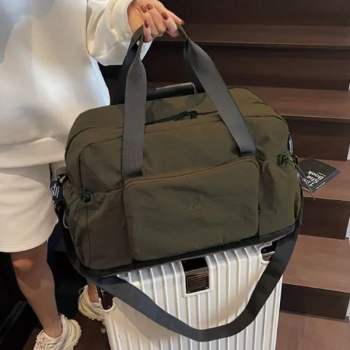 접이식 더플백 확장형 가방 폴딩백 보스턴백 캐리어결합 여행용