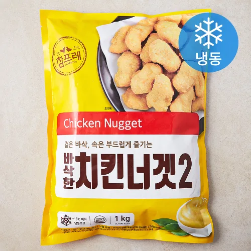 [로켓프레시] 참프레 참바삭한 치킨너겟 2 (냉동), 1kg, 1개