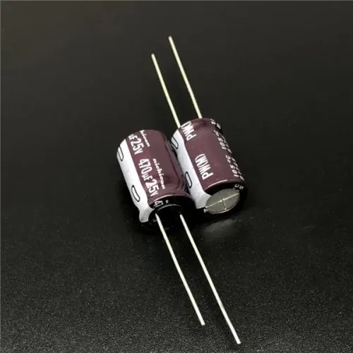10pcs100pcs 470 미크로포맷 25V NICHICON PW 시리즈 10x16mm 저임피던스 긴 수명 25V470uF 알루미늄 전해 콘덴서