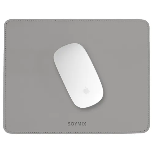 소이믹스 가죽 마우스패드 스퀘어 SOL5S, 그레이, 1개